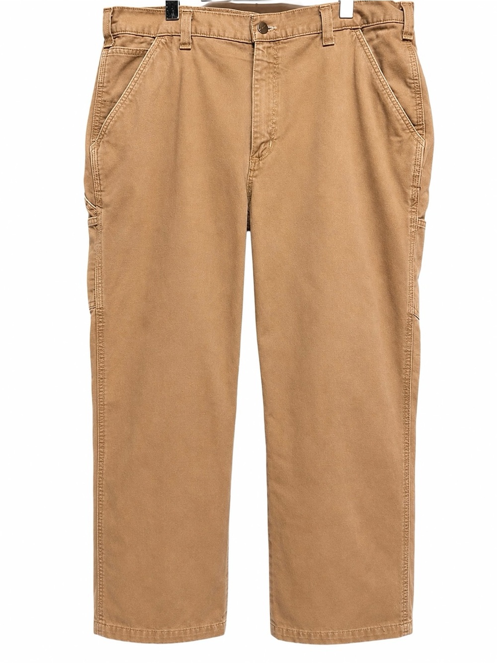 CARHARTT B324 Carpenter Work Pants Relaxed Fit Dark Khaki Tan 38x32